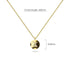 Solid 925 Sterling Silver Initial Alphabet Personalised Disc Necklace